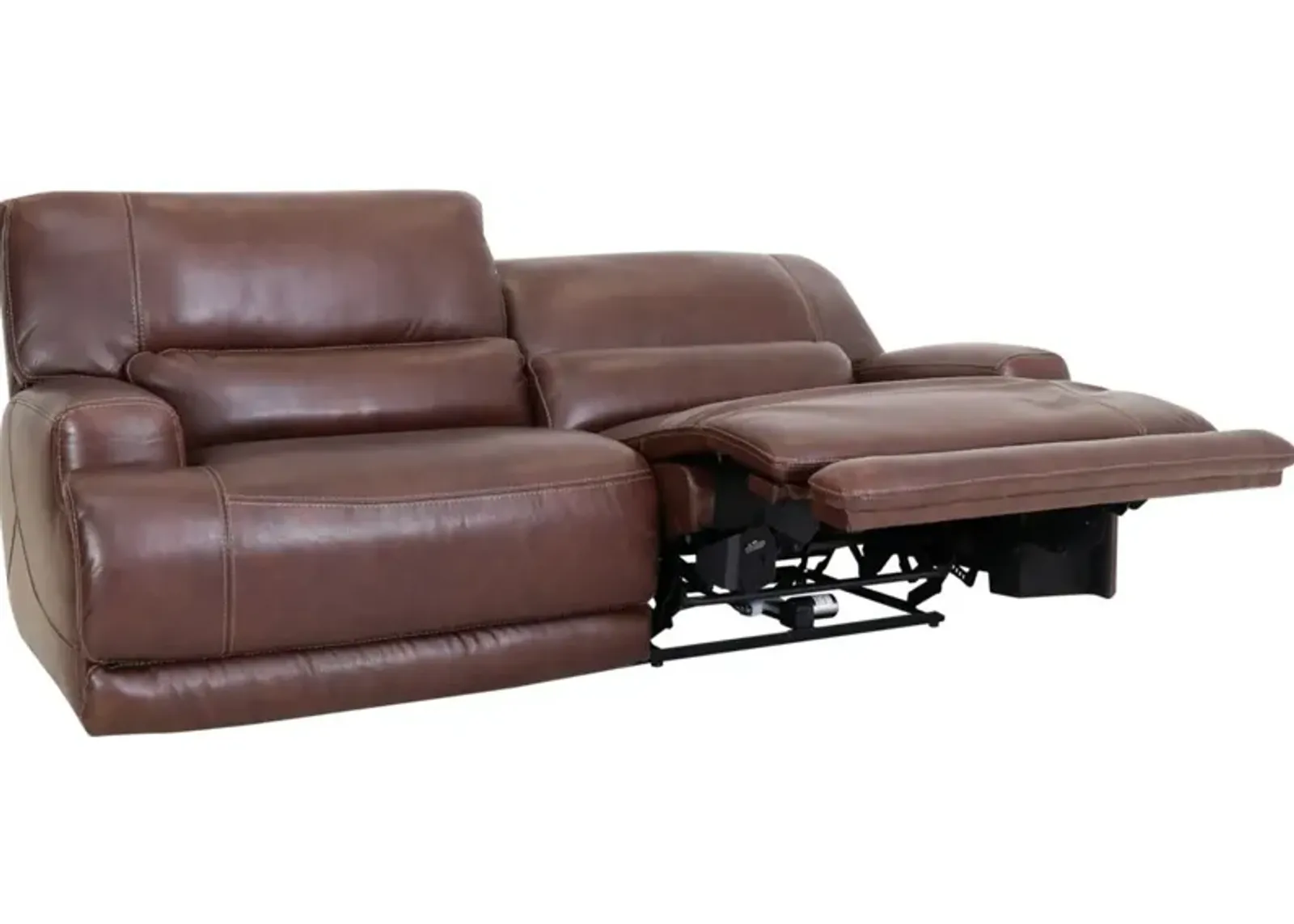 Grant Power Sofa - Dark Brown