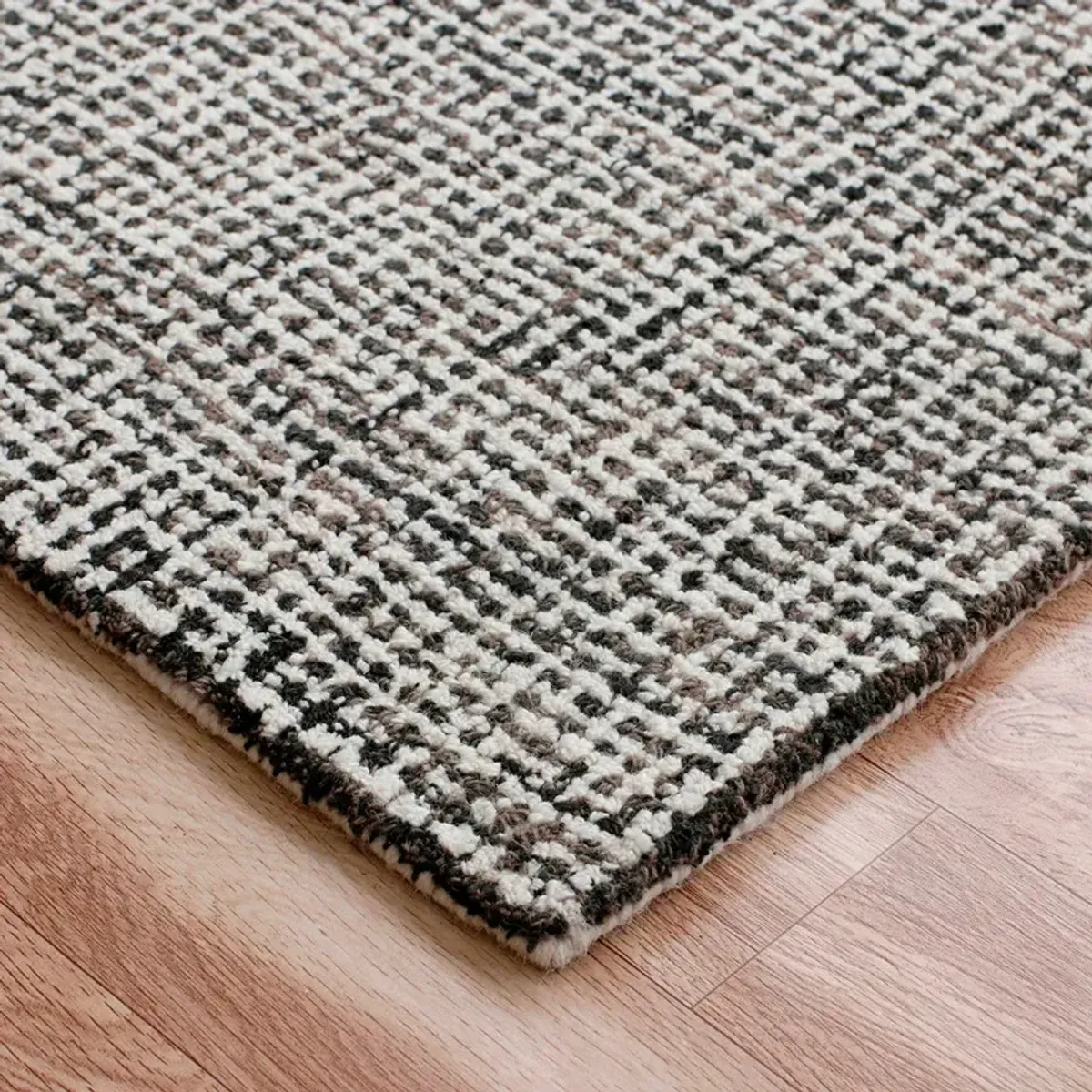 5 x 8 Criss Cross Gray Rug