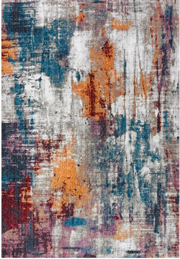 8 x 10 Signature Gray Cream Rug