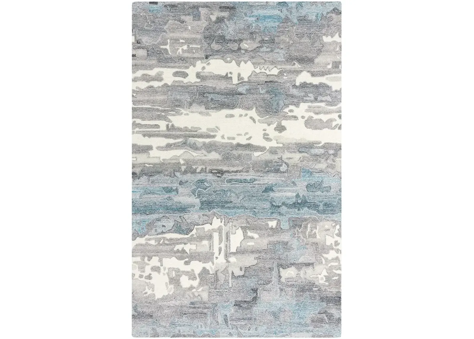 8 x 10 Expense Gray Ivory Rug