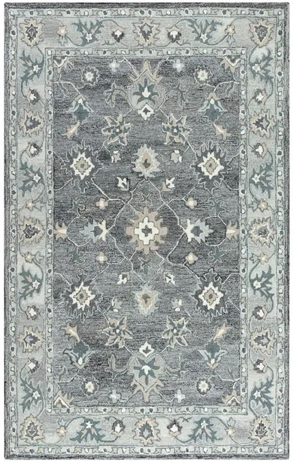 5 x 8 Essence Gray Beige Rug