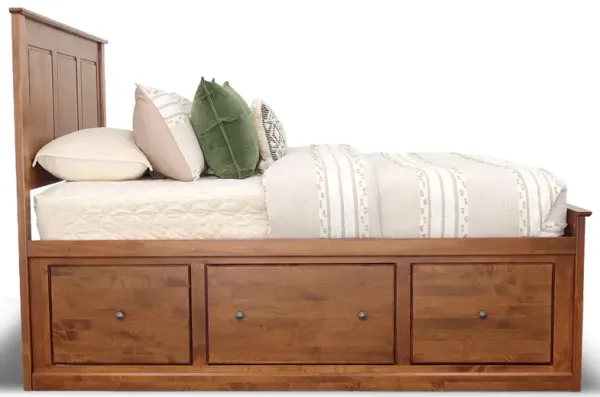 Queen Shaker Storage Bed