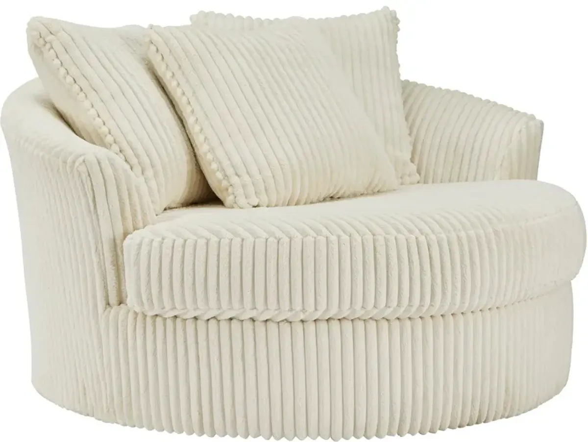 Lindyn Oversized Swivel Accent Chair