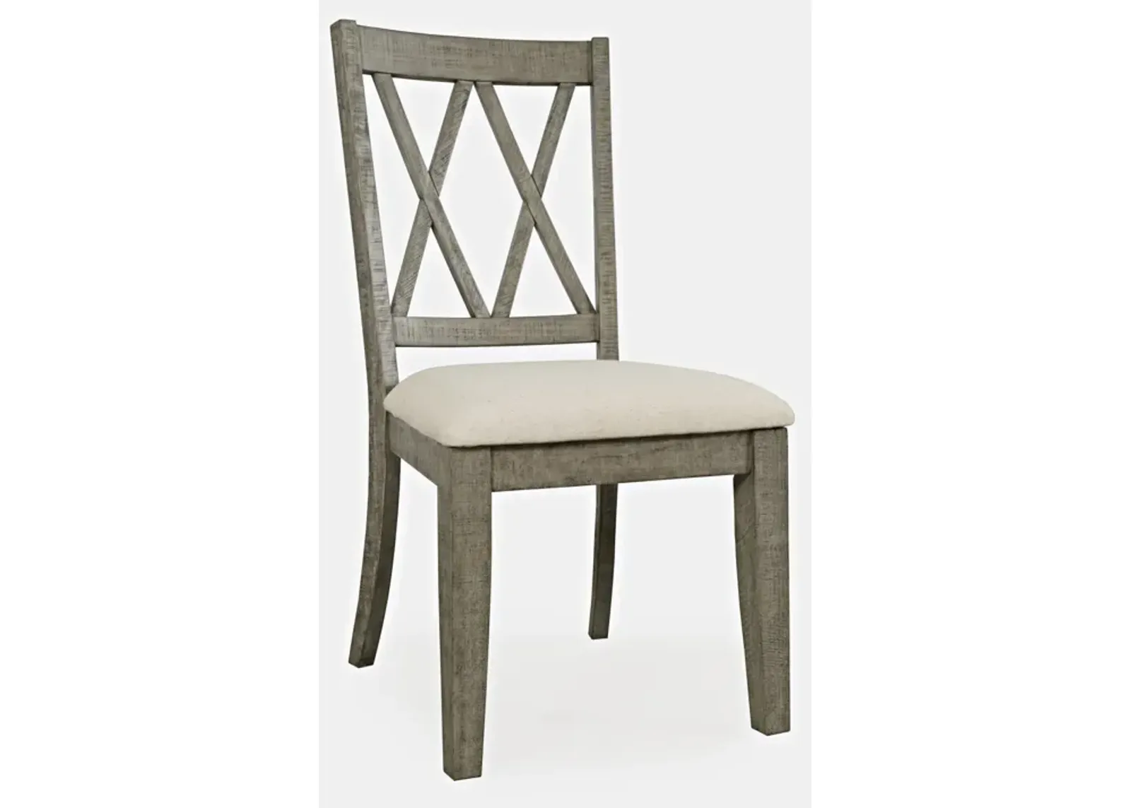 Telluride Driftwood X Back Dining Chair