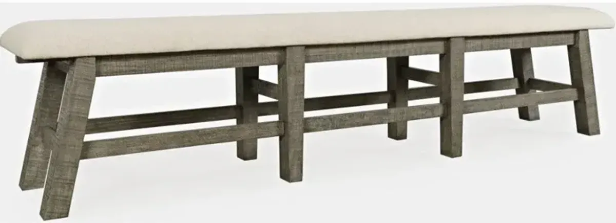 Telluride Driftwood Counter Bench