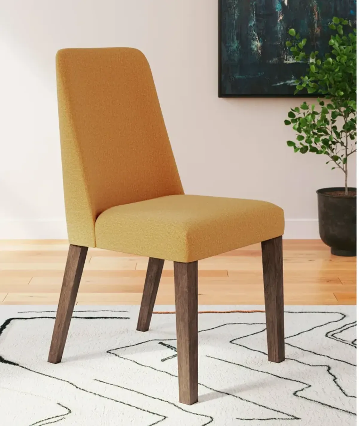 Lyncott Dining Chair - Mustard