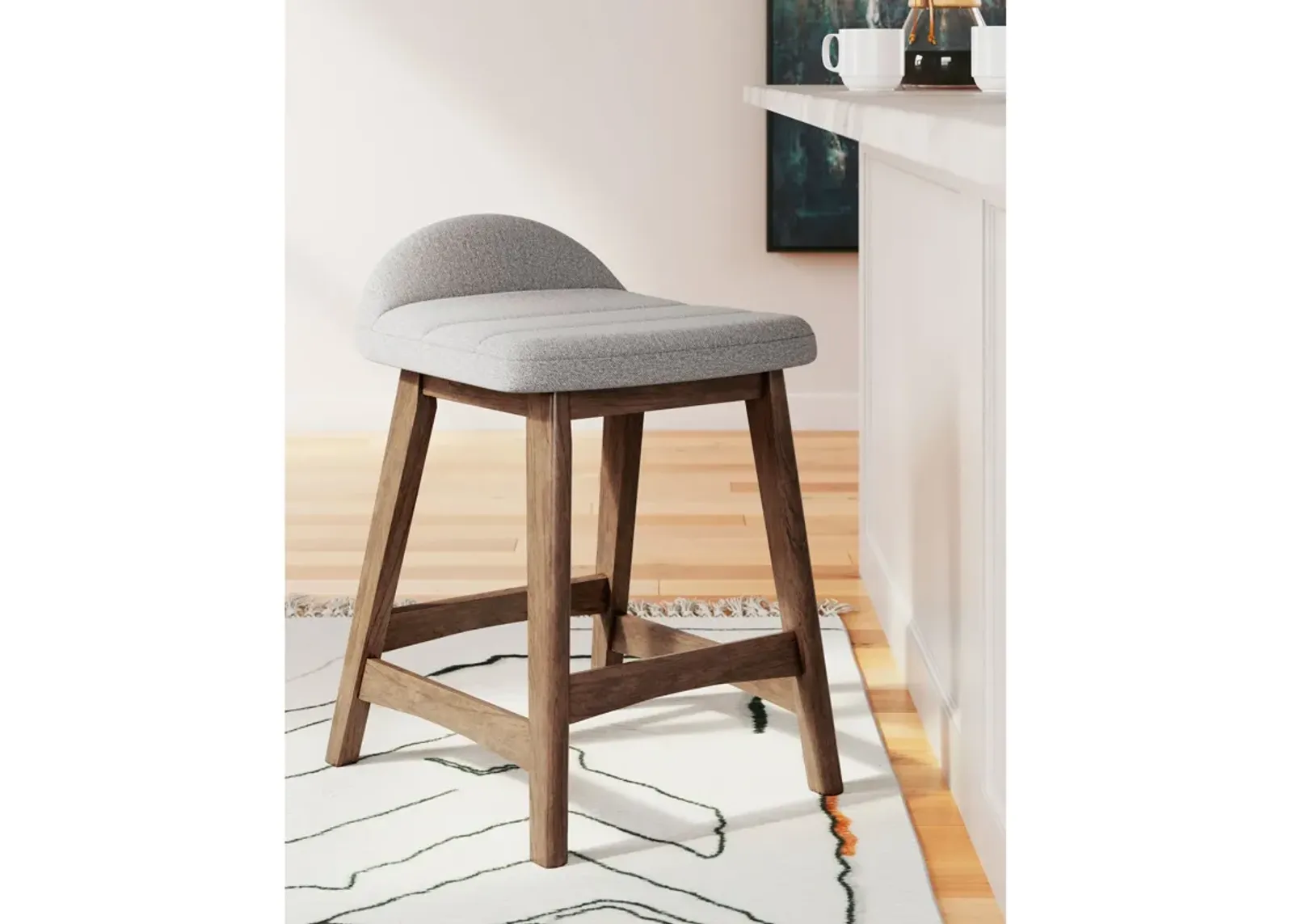 Lyncott Counter Height Bar Stool - Gray