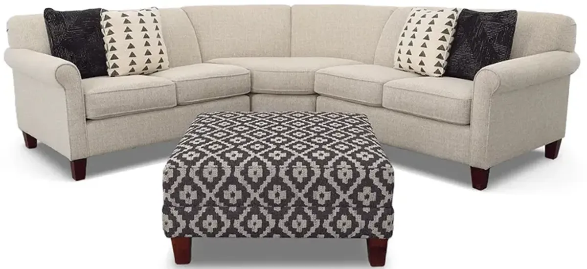 Branch Sectional with Square Ottoman Branch Sectional with Ottoman