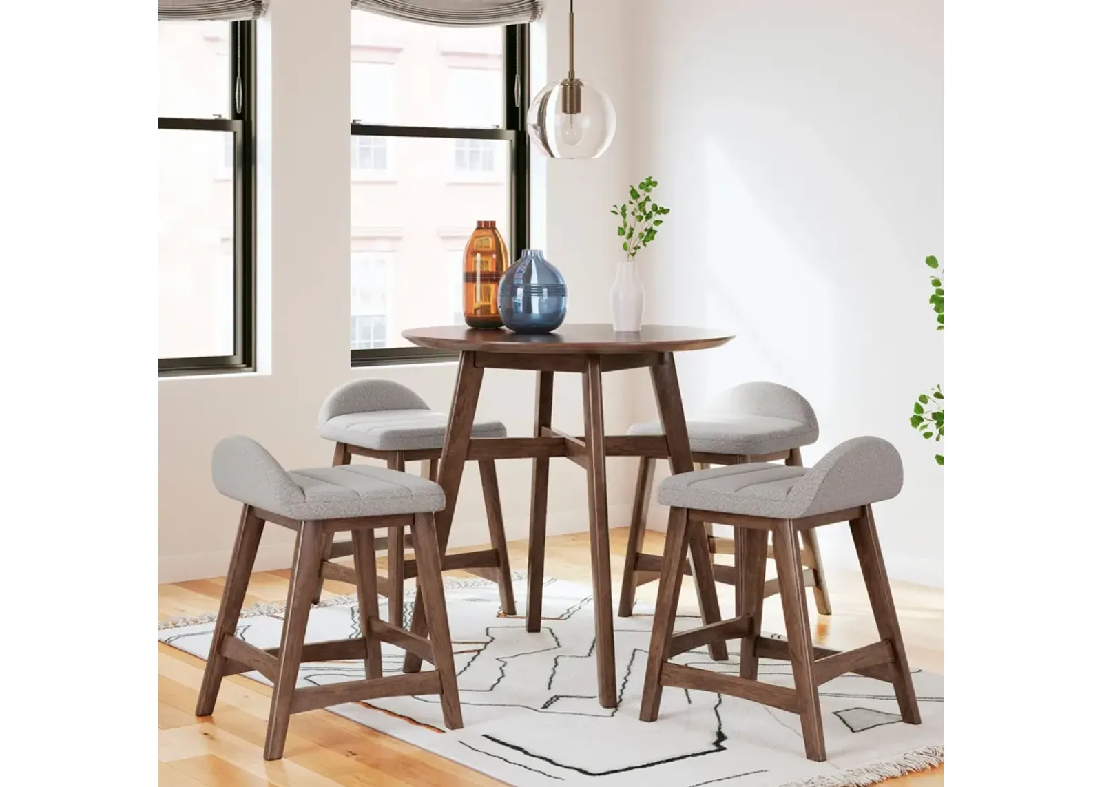 Grey Lyncott Counter Height Dining Set