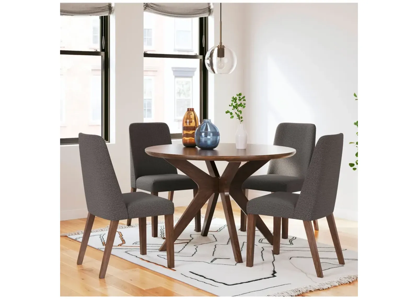 Charcoal Lyncott Dining Set