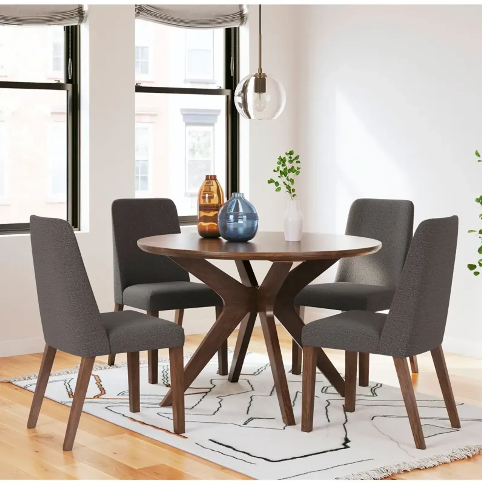 Charcoal Lyncott Dining Set