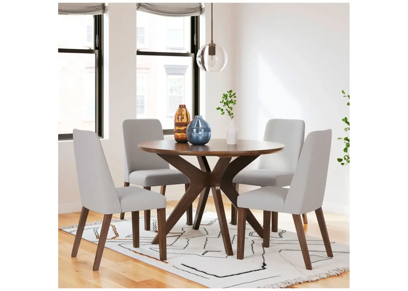 Grey Lyncott Dining Set