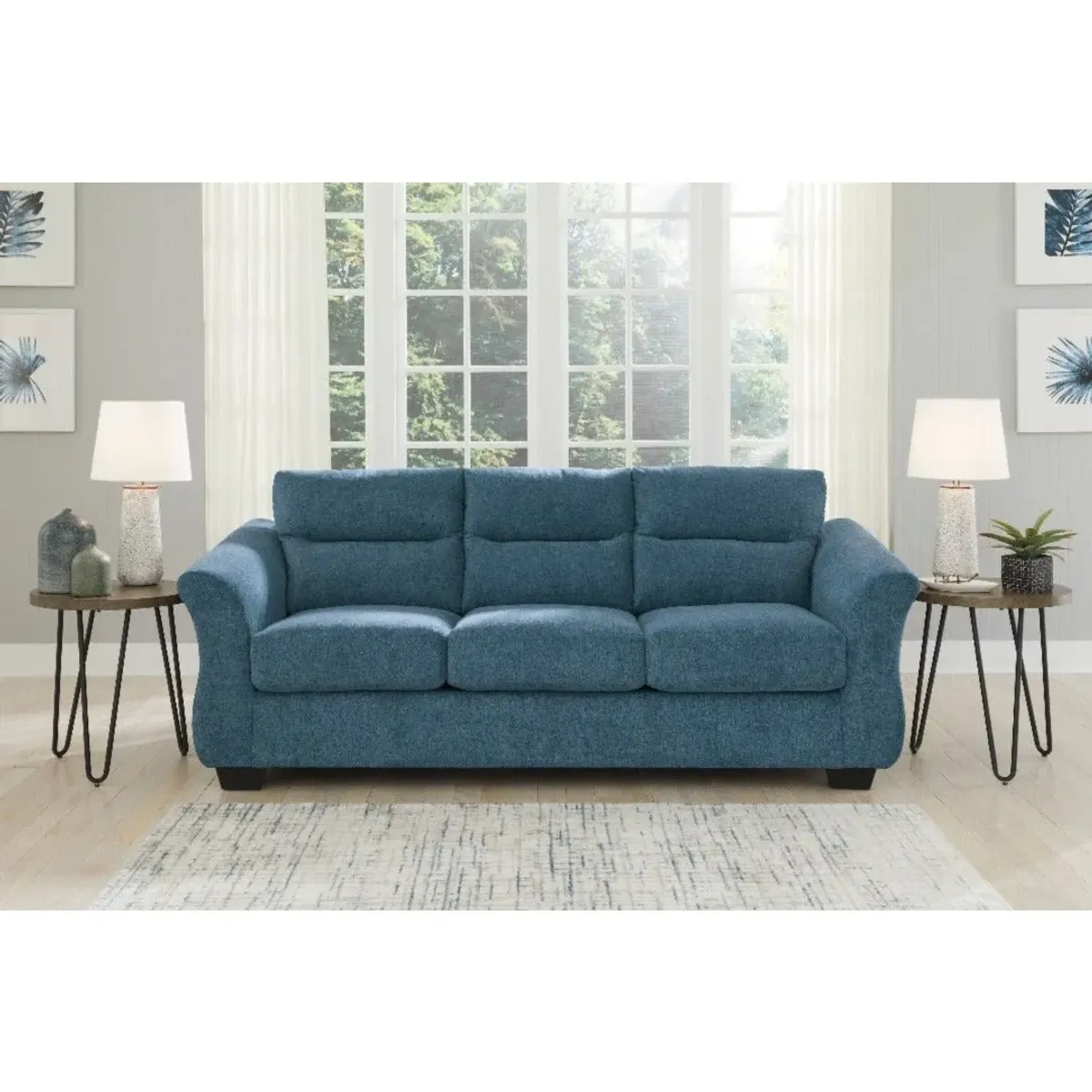 Gunmetal Miravel Sleeper Sofa - Queen