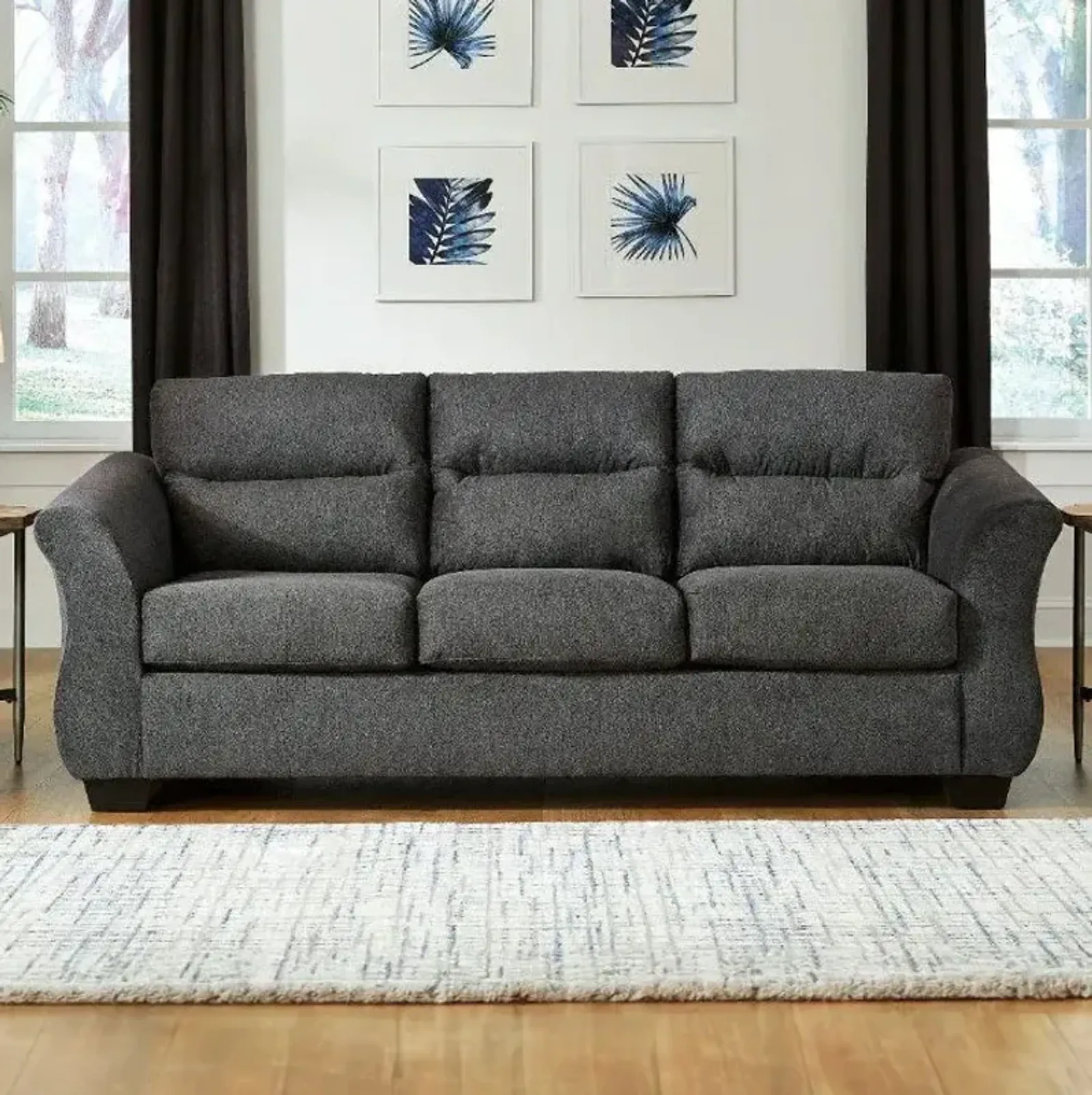 Gunmetal Miravel Sofa