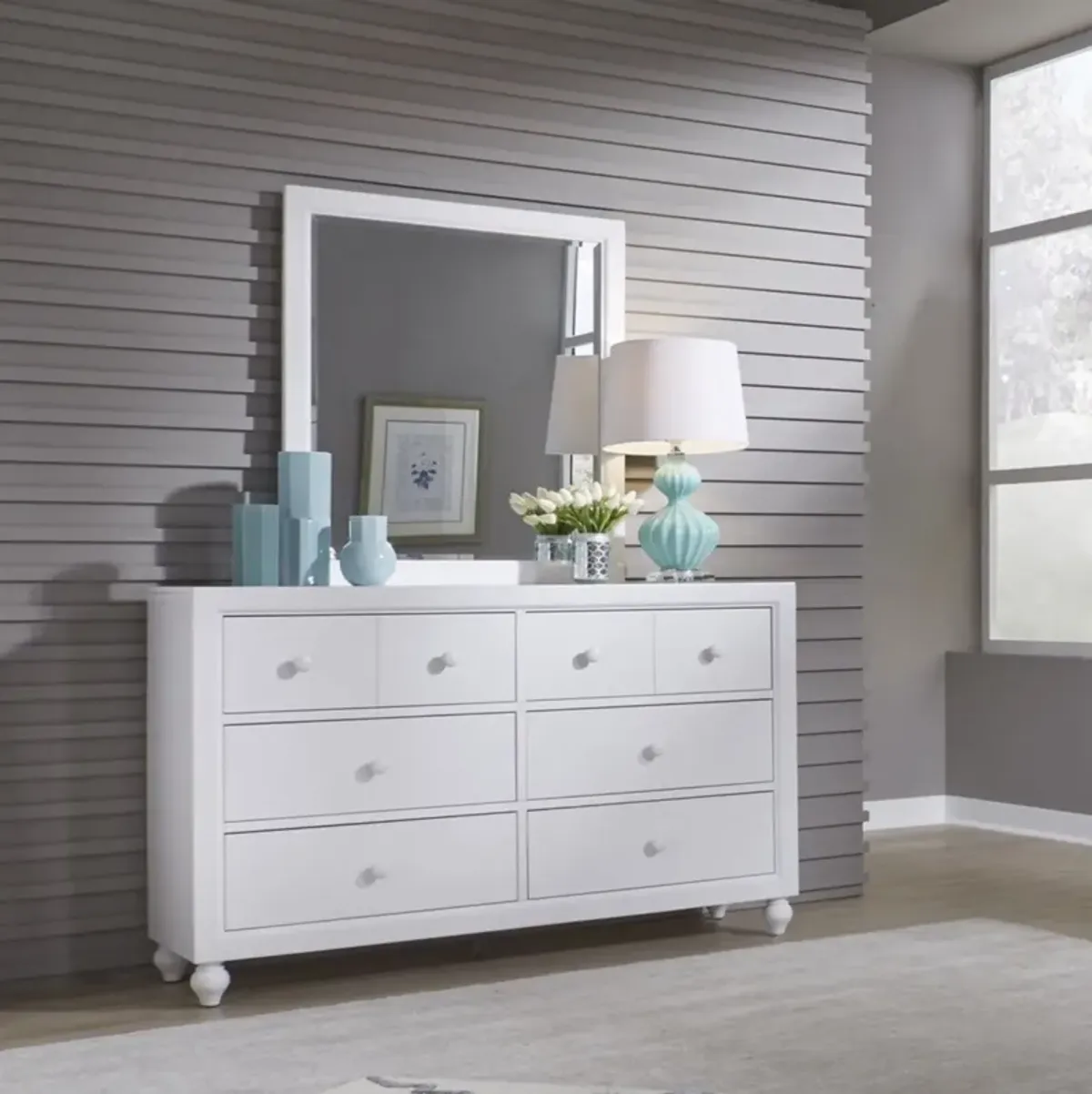 White Cottage View Dresser