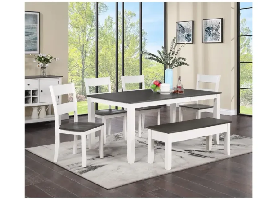 Dining Height / White Drake Dining Set (5pc)