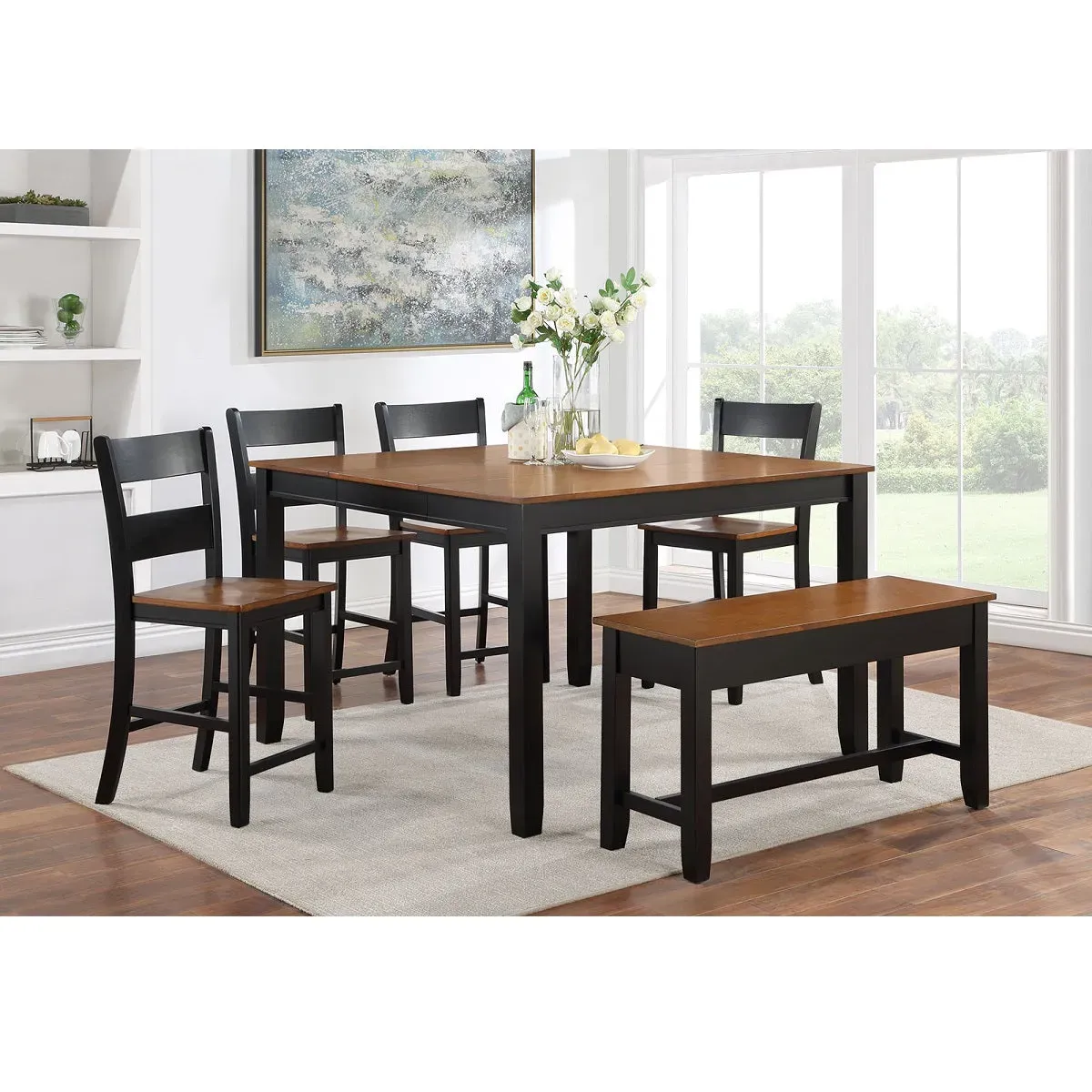 Dining Height / Black Drake Dining Set (5pc)