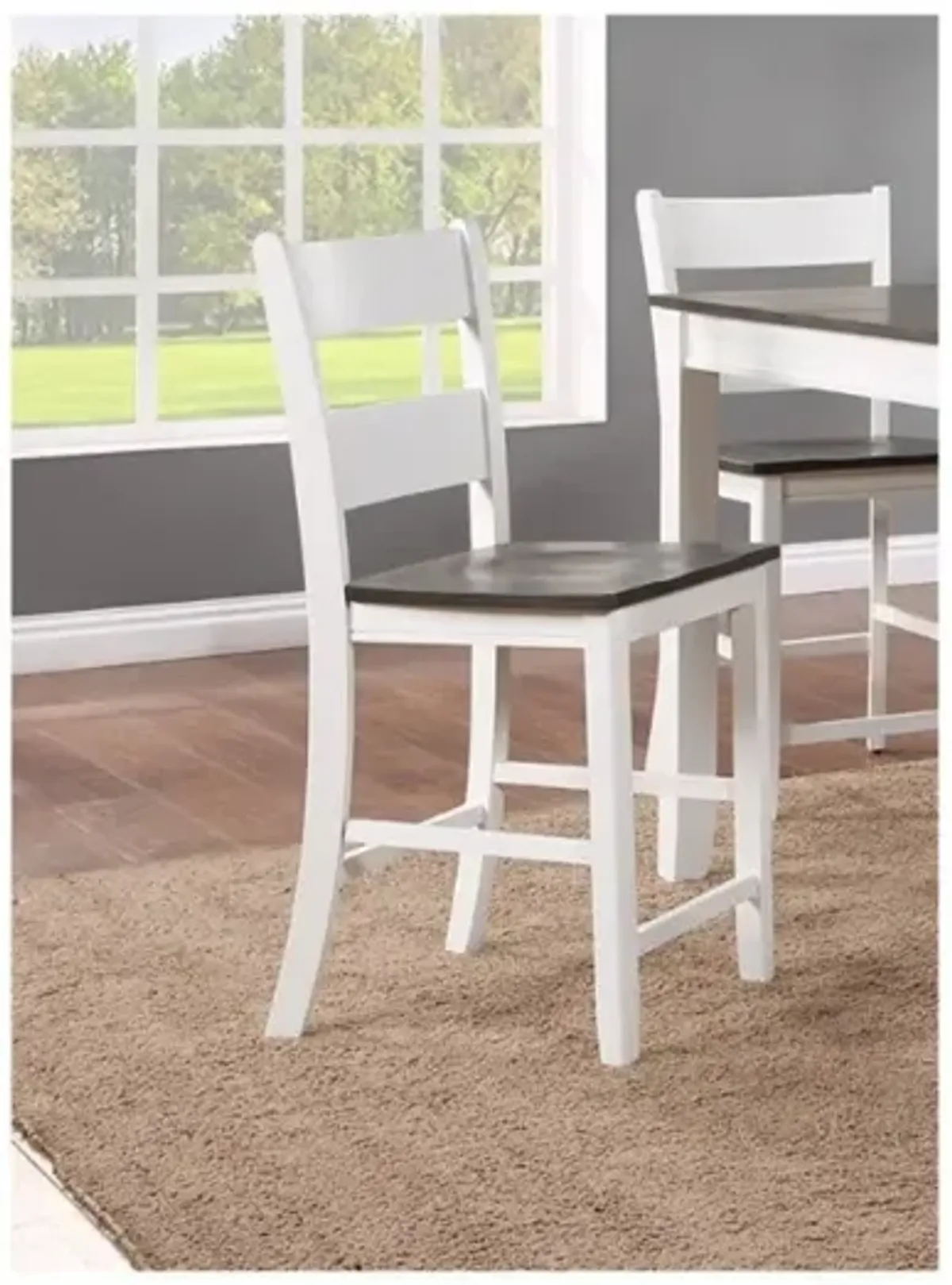 Counter Height / White Drake Dining Chair