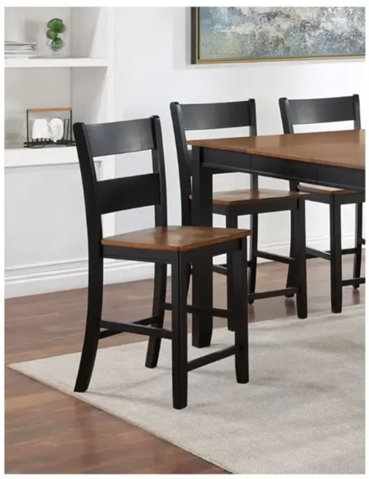 Counter Height / Black Drake Dining Chair