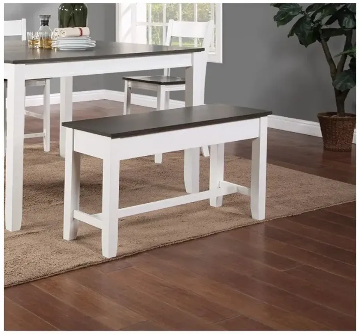 Dining Height / Black Drake Storage Bench