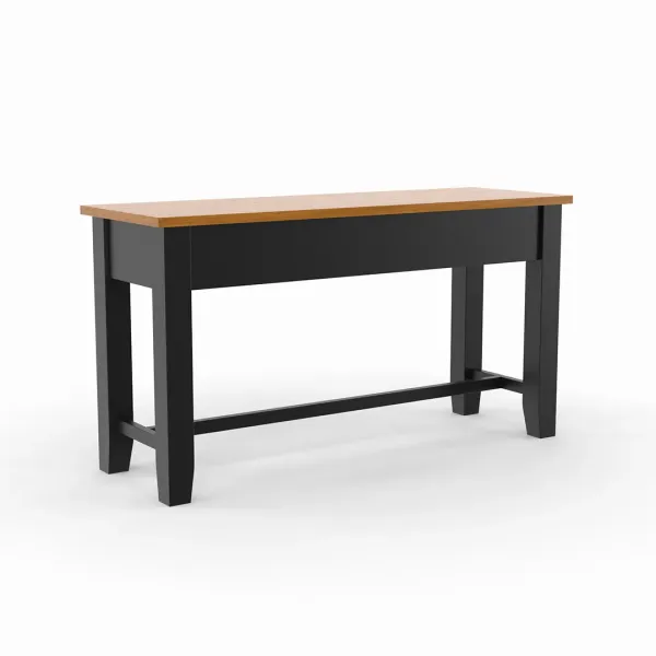 Counter Height / Black Drake Storage Bench