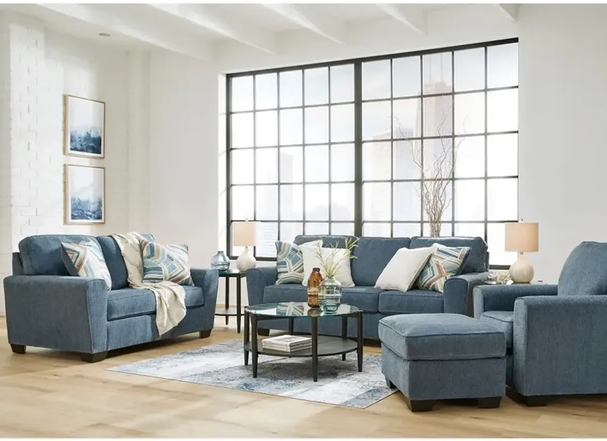 Blue Cashton Loveseat