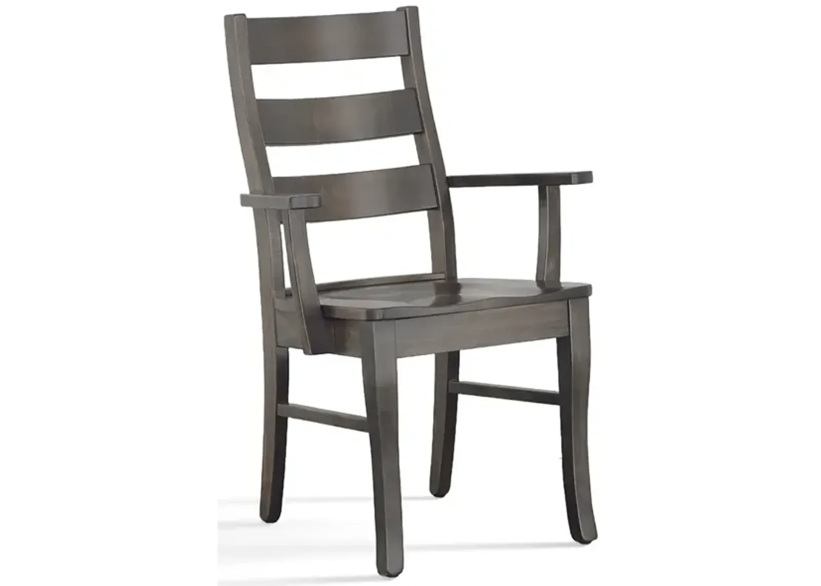 Arm Chair (Gray) Casual Comfort Dining Chair (Gray)