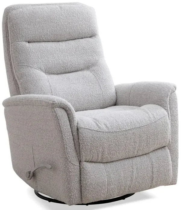 Cotton (White) Gemini Swivel Glider Recliner