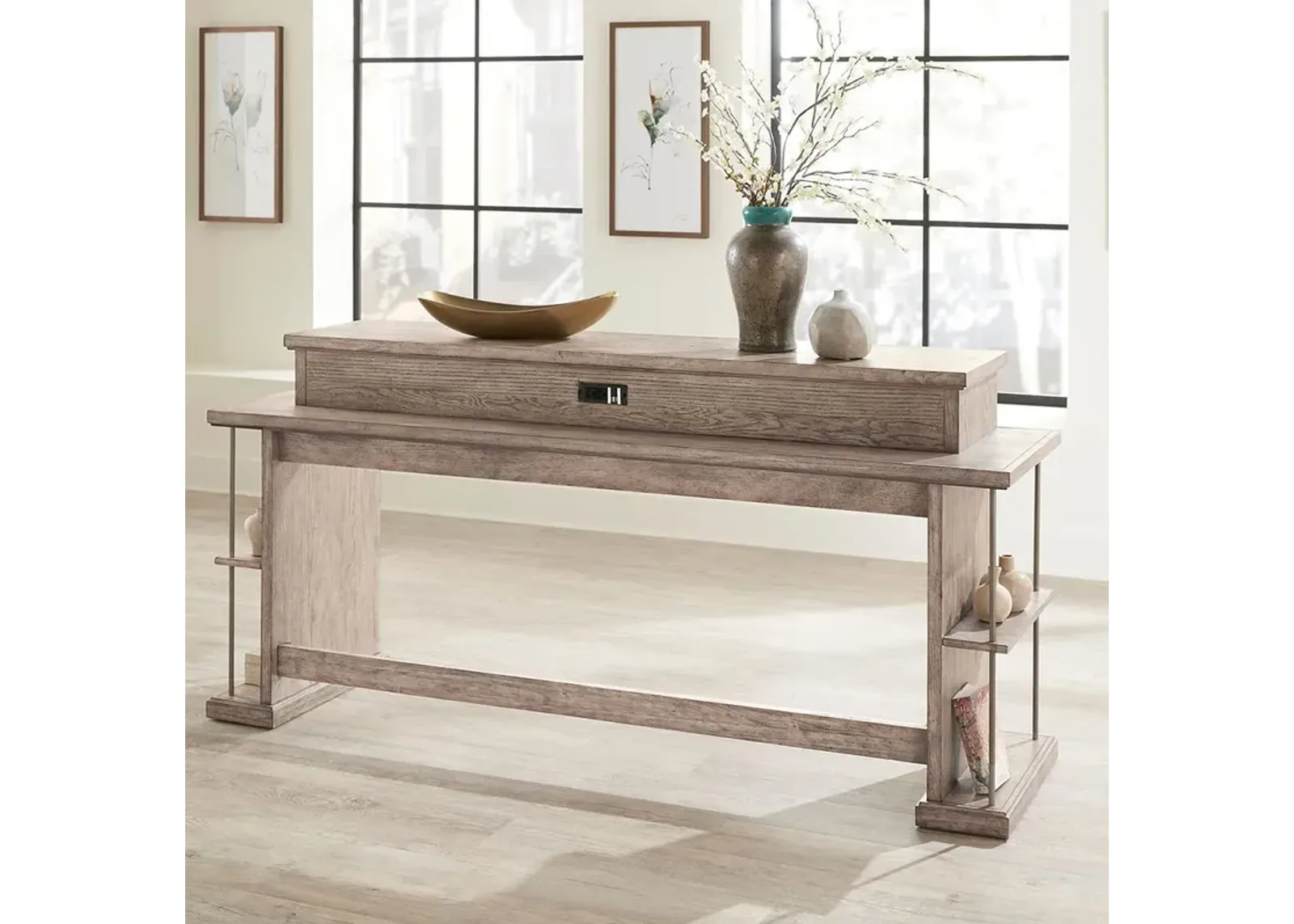 Console Bar Table ONLY City Scape Console Bar Table