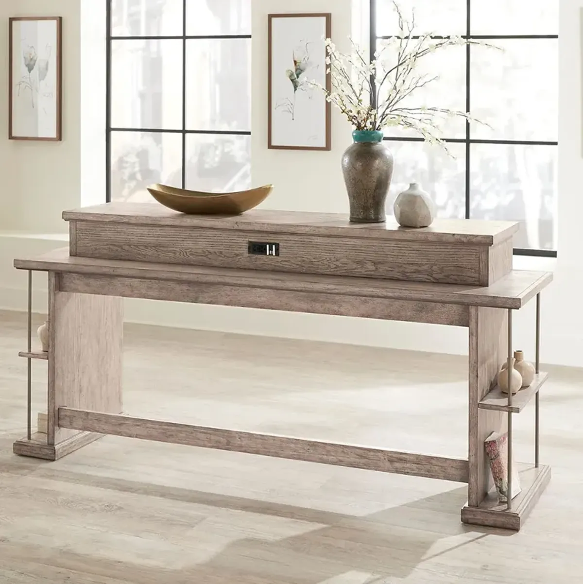 Console Bar Table ONLY City Scape Console Bar Table