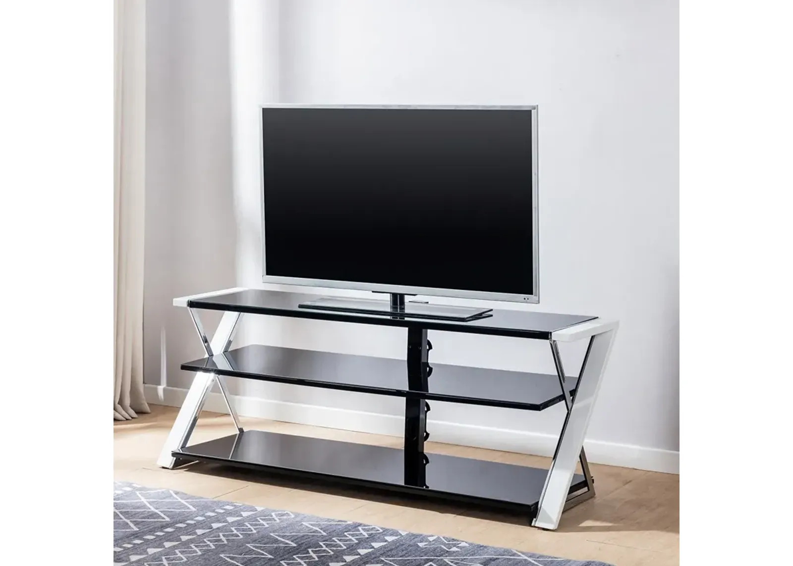 White Clare 60 Inch TV Stand