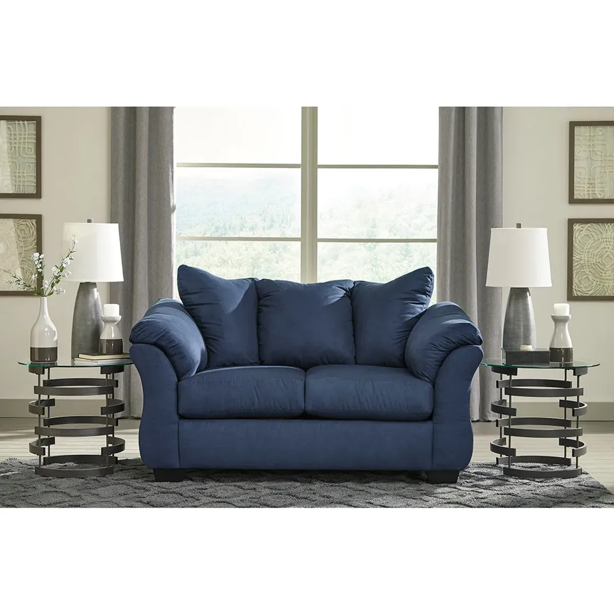 Cobblestone (Grey) Darcy Loveseat