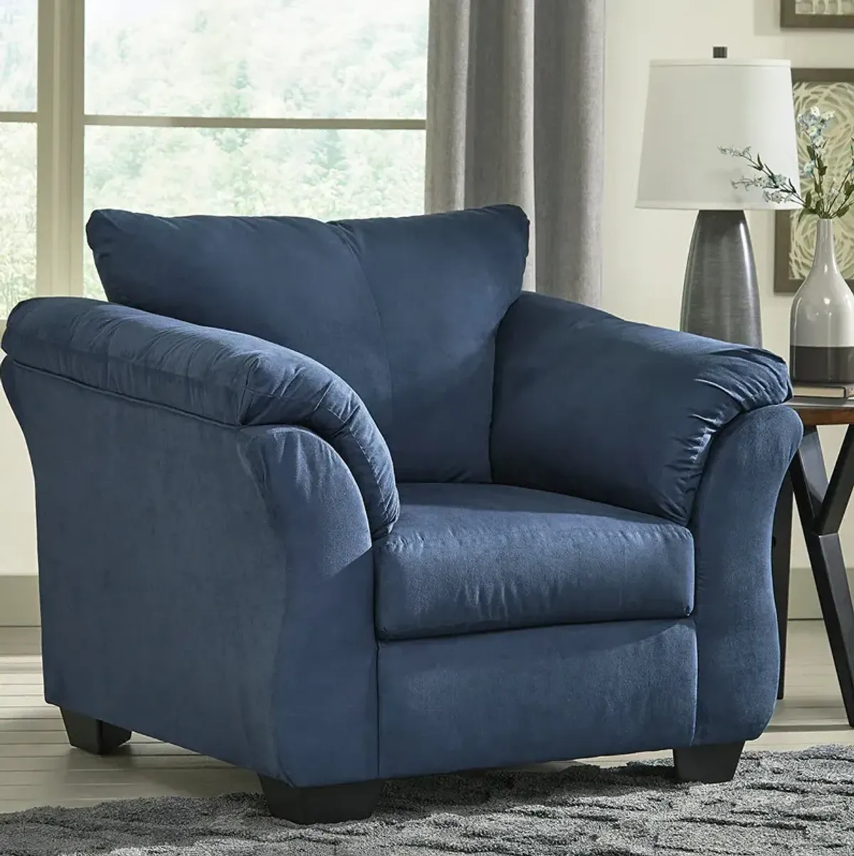 Blue Darcy Chair