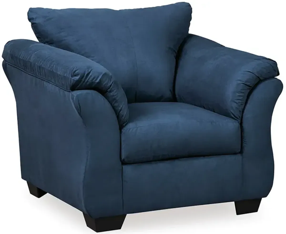 Blue Darcy Chair