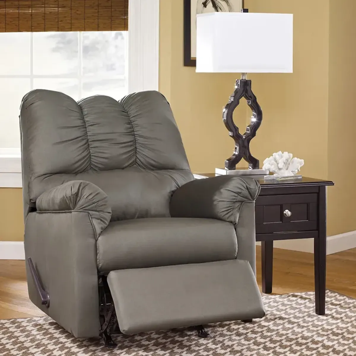 Blue Darcy Rocker Recliner