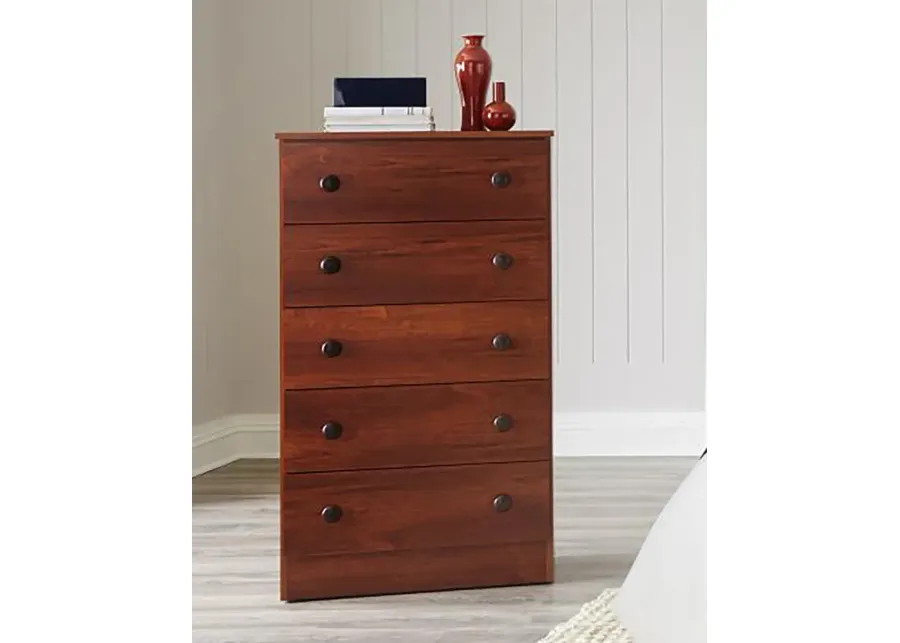 Cherry 5 Drawer Chest