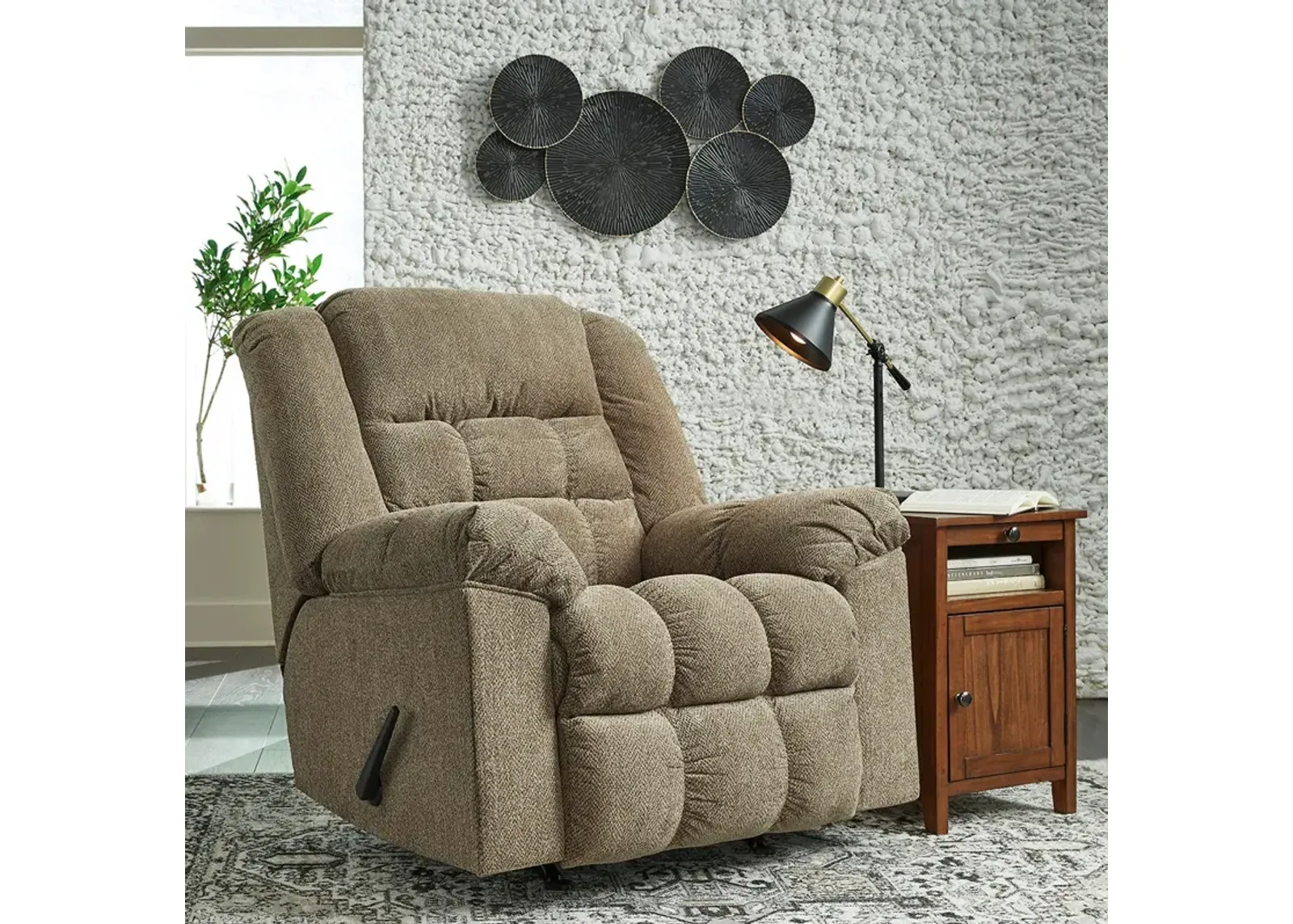 Briar (Tan) Kegler Manual Rocker Recliner