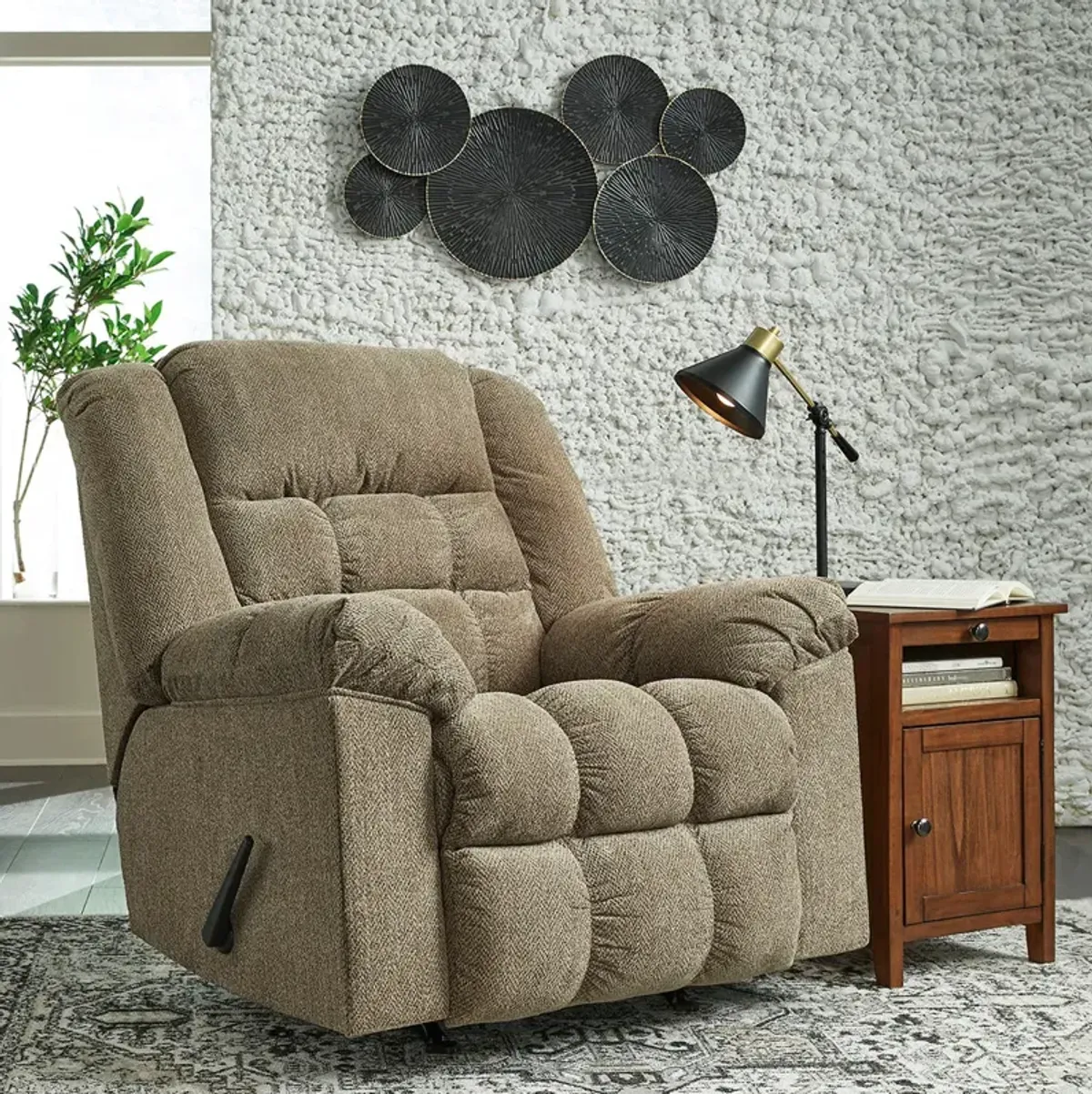 Briar (Tan) Kegler Manual Rocker Recliner