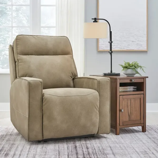 Beige Next-Gen Durapella Power Recliner