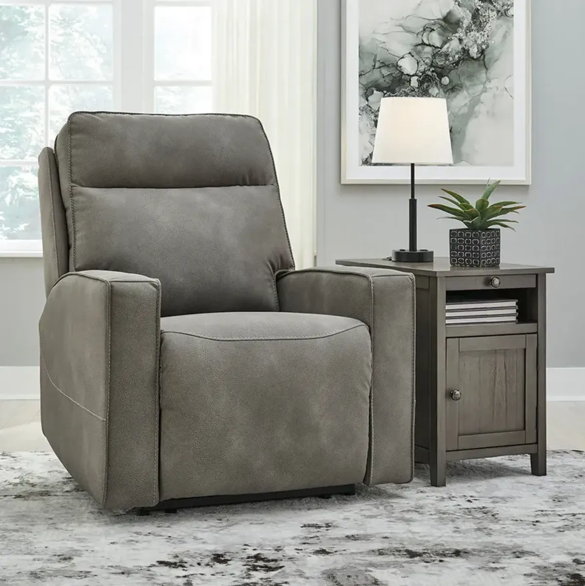 Slate Next-Gen Durapella Power Recliner