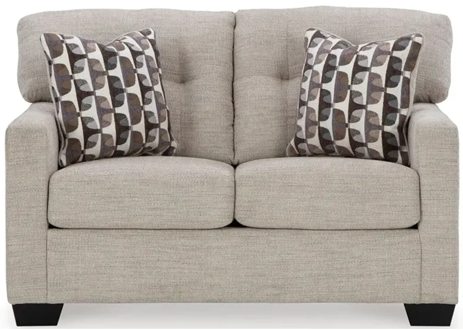 Pebble Mahoney Loveseat