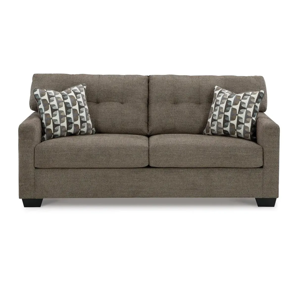 Pebble Mahoney Sofa and Loveseat