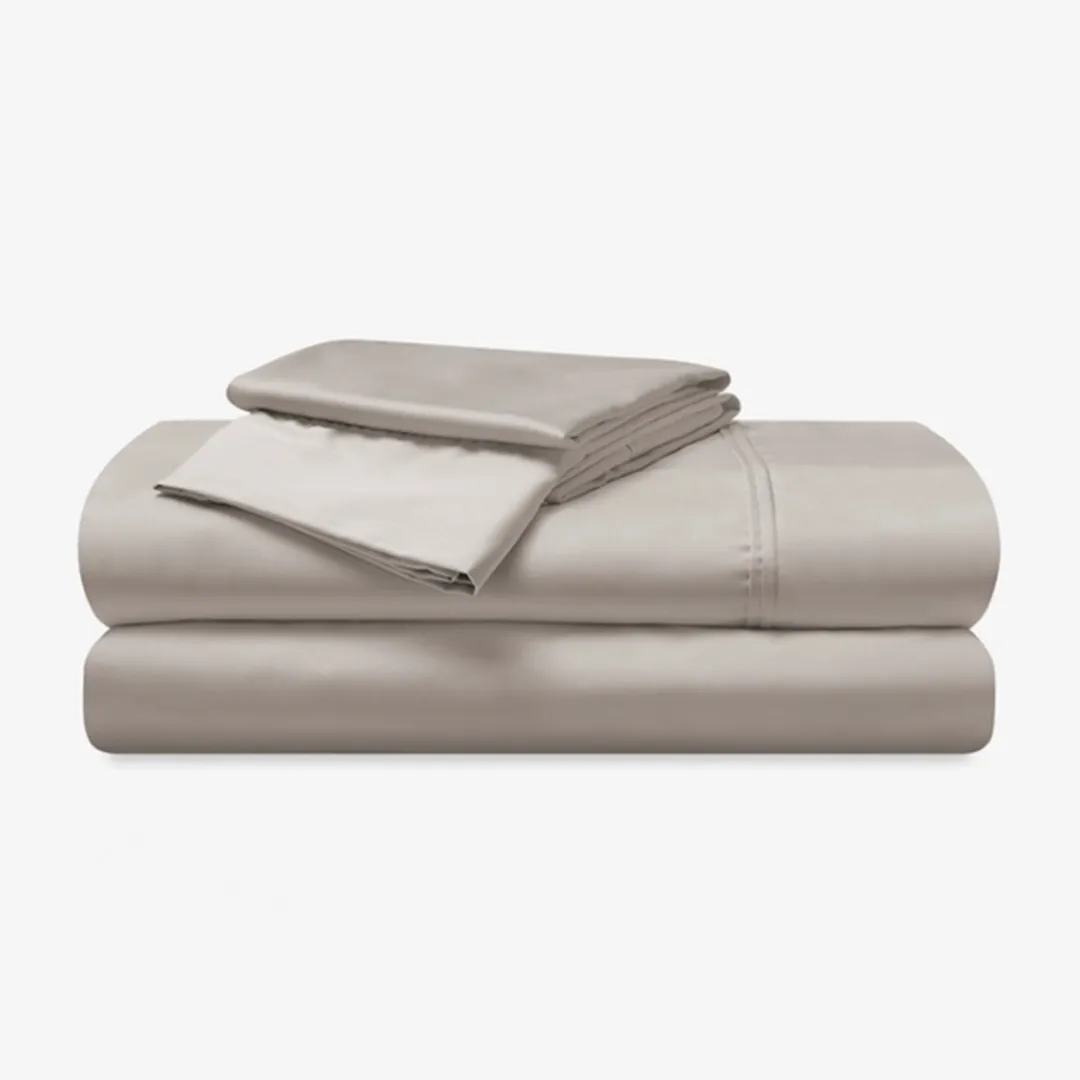 TwinXL / Beige Hyper-Cotton Sheet Set