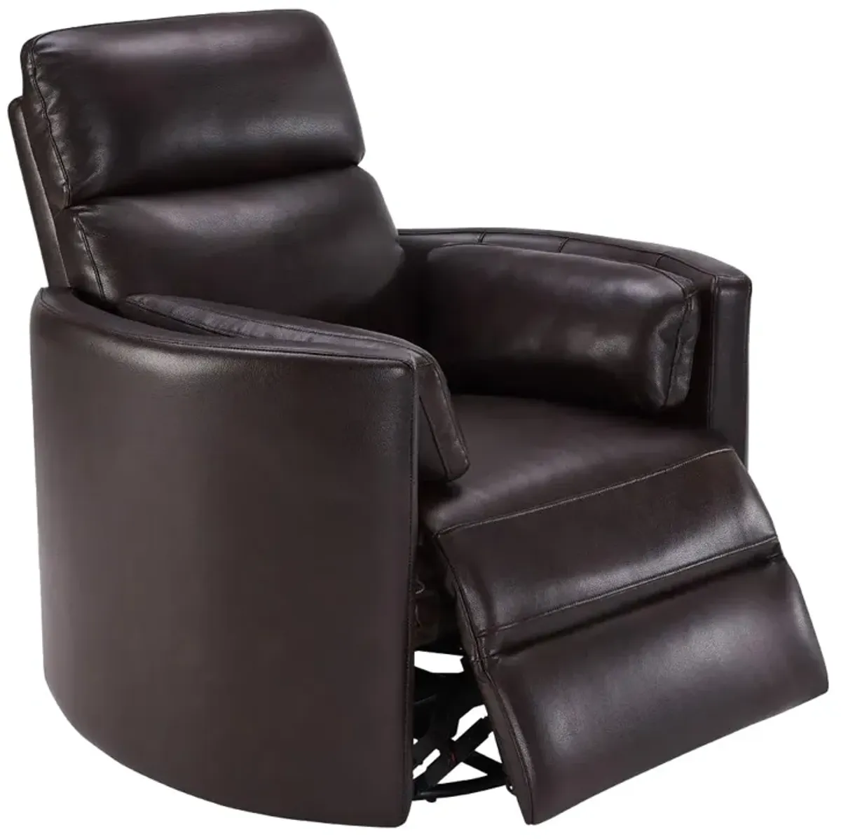 Brown Arc Power Glider Recliner