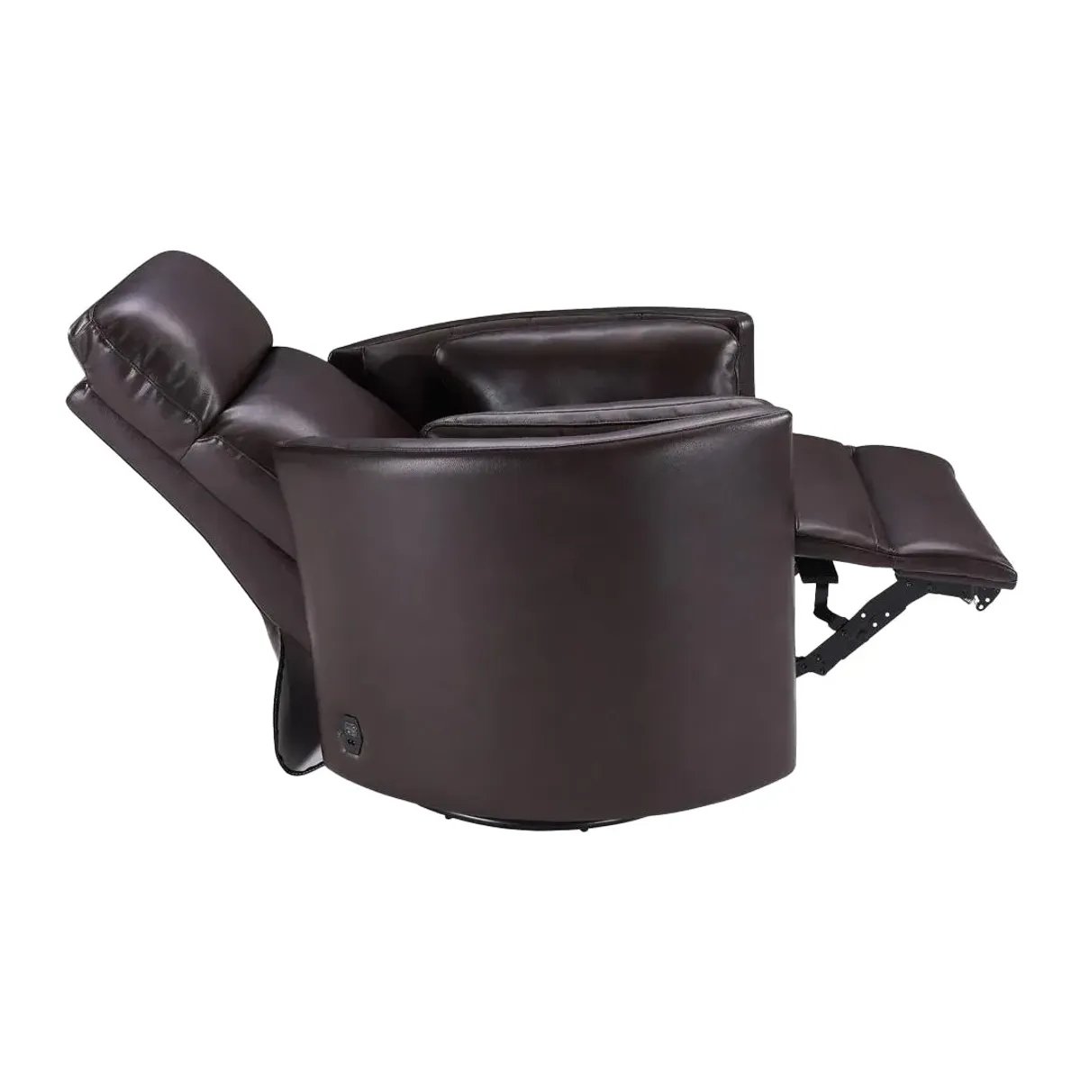 Brown Arc Power Glider Recliner