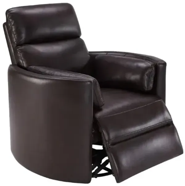 Brown Arc Power Glider Recliner