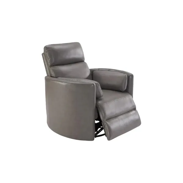 Gray Arc Power Glider Recliner