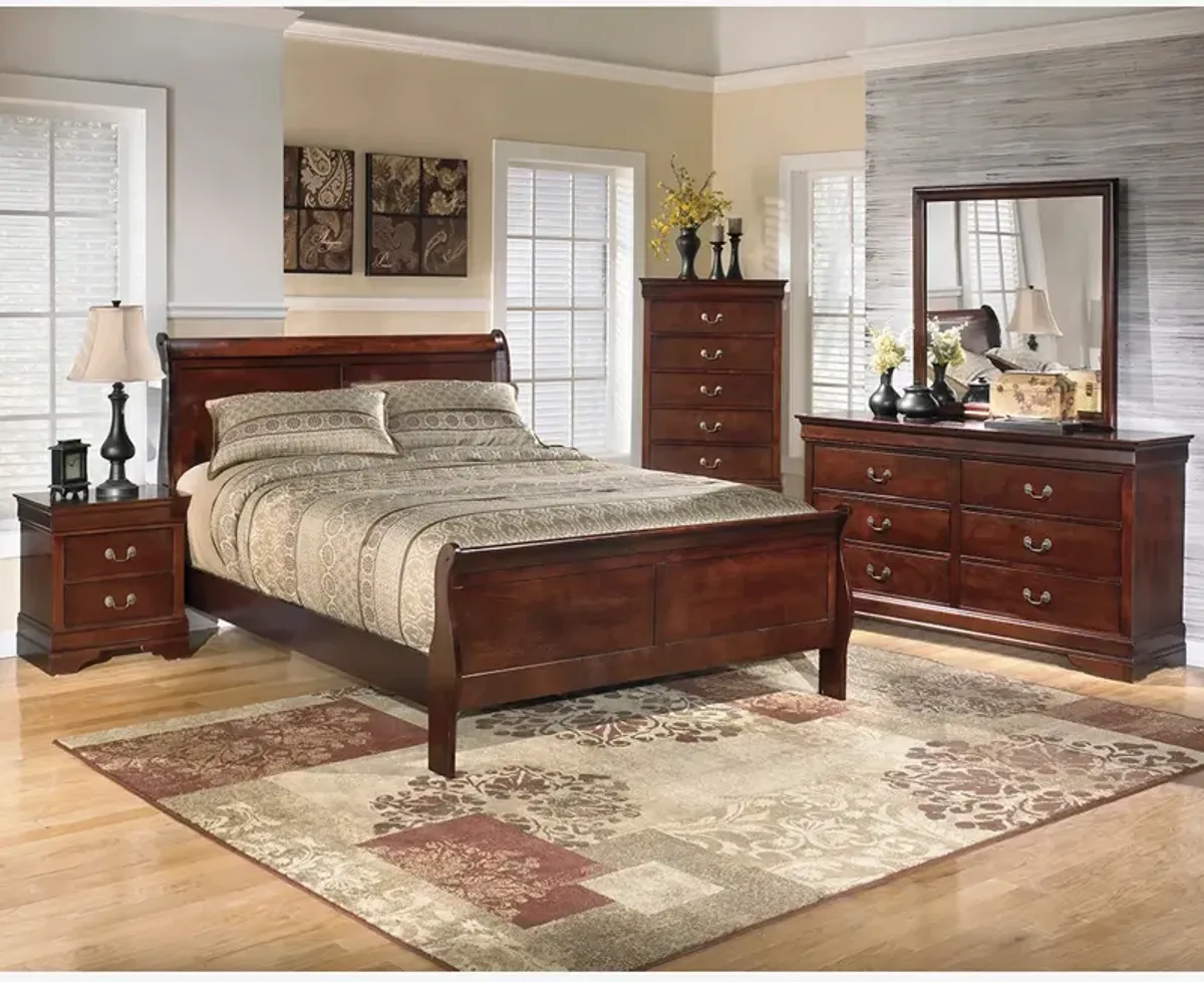 King Alisdair Sleigh Bed