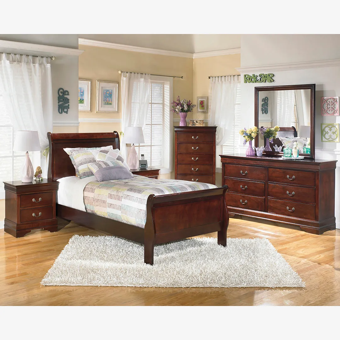 King Alisdair Sleigh Bed