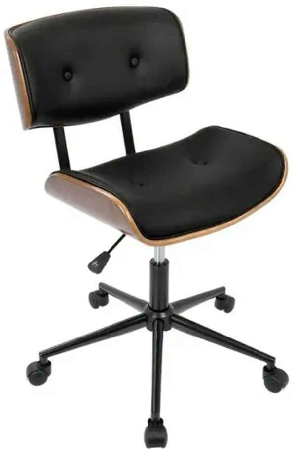 Black Lombardi Office Chair